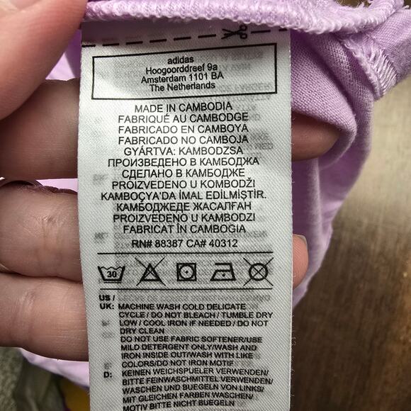 Women's Adidas "Aeroready" Lavender Long Sleeve Athletic Top | Size Small - Picture 9 of 11